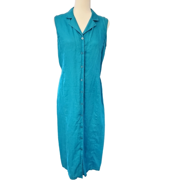 Petite Sophisticate Dresses Petite Sophisticate Size 100 Linen 90s